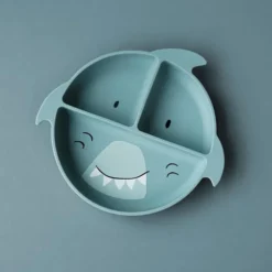Trixie Baby Assiette en Silicone avec Ventouse - Mr. Shark