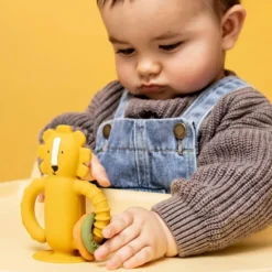 Trixie Baby Jouet Sensoriel en Silicone avec Ventouse - Mr. Lion