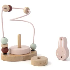 Trixie Baby Labyrinthe à Perles en Bois - Mrs. Rabbit