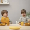 Trixie Baby Lot de 2 Bavoirs en Silicone - Mr. Lion