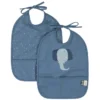 Trixie Baby Lot de 2 Bavoirs Imperméables - Mrs. Elephant