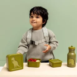 Trixie Baby Lot de 3 Boîtes à Goûter - Mr. Dino