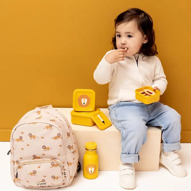 Trixie Baby Lot de 3 Boîtes à Goûter - Mr. Lion