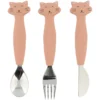 Trixie Baby Lot de 3 Couverts - Mrs. Cat