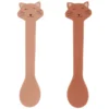 Trixie Baby Lot de 2 Cuillères en Silicone - Mrs. Cat
