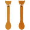 Trixie Baby Lot de 2 Cuillères en Silicone - Mr. Fox