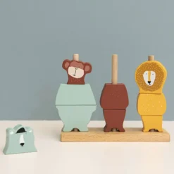 Trixie Baby Puzzle Animaux à Empiler en Bois