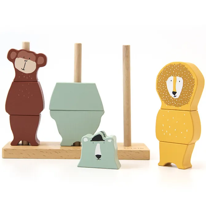 Trixie Baby Puzzle Animaux à Empiler en Bois