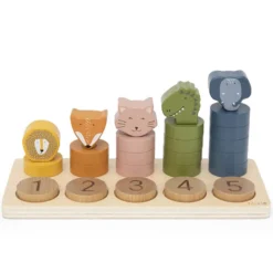 Trixie Baby Puzzle à Chiffres 1-5 en Bois