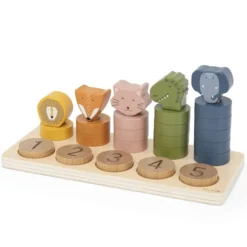Trixie Baby Puzzle à Chiffres 1-5 en Bois