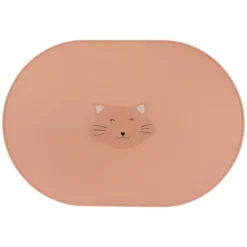 Trixie Baby Set de Table en Silicone - Mrs. Cat