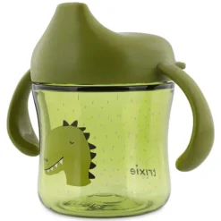Trixie Baby Tasse d'Apprentissage avec Poignées - Mr. Dino