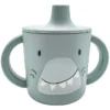 Trixie Baby Tasse d'Apprentissage en Silicone - Mr. Shark