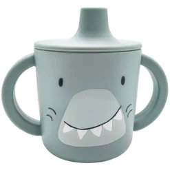Trixie Baby Tasse d'Apprentissage en Silicone - Mr. Shark