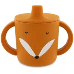 Trixie Baby Tasse d'Apprentissage en Silicone - Mr. Fox