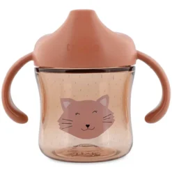 Trixie Baby Tasse d'Apprentissage avec Poignées - Mrs. Cat
