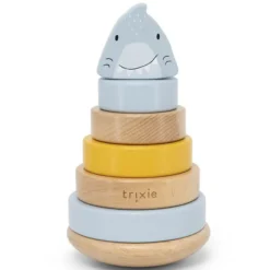 Trixie Baby Tour à Empiler en Bois - Mr. Shark