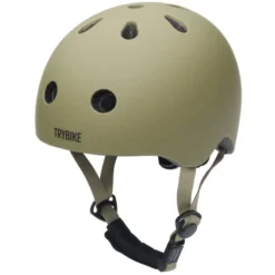 Trybike Casque Vintage Vert - Taille 45-51 cm