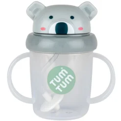 TUM TUM Tasse Anti-fuites et Paille Lestée V3 Koala - 200 ml