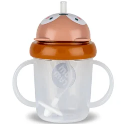 TUM TUM Tasse Anti-fuites et Paille Lestée Renard V3 - 200 ml