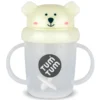 TUM TUM Tasse Anti-fuites Phosphorescente et Paille Lestée V3 Ours Polaire - 200 ml