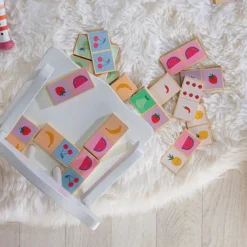 Vilac Dominos en Bois Fruits et Légumes - Sarah Betz