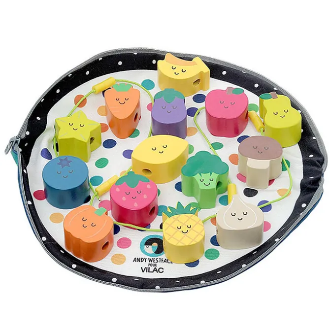 Vilac Perles en Bois Tutti Frutti - Andy Westface