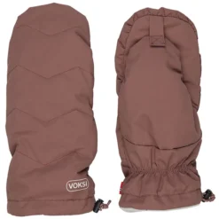 Voksi Moufles de Poussette - Maroon Light Grey