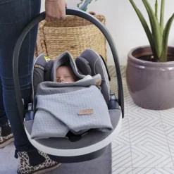 Voksi Nid d'Ange Nomade Baby Wrap - Dark Grey Star