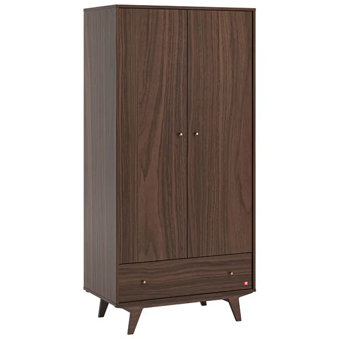 Vox Meubles Armoire 2 Portes Mid II - Noyer