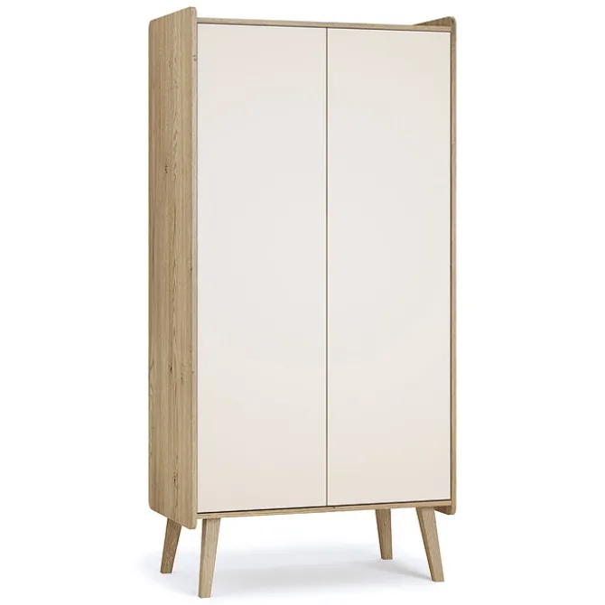Vox Meubles Armoire 2 Portes Vintage Fresh - Crème