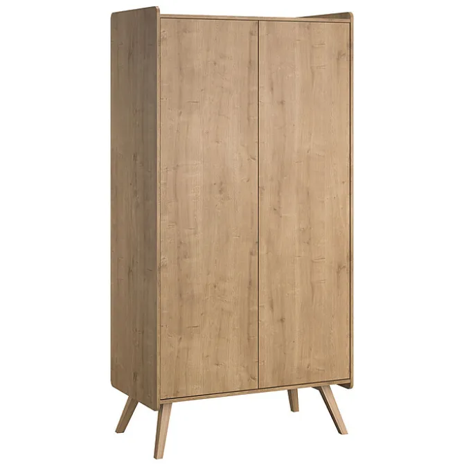 Vox Meubles Armoire 2 Portes Vintage - Chêne
