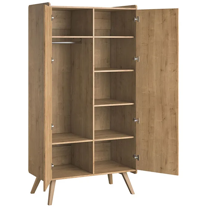 Vox Meubles Armoire 2 Portes Vintage - Chêne