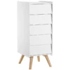 Vox Meubles Chiffonnier Vintage - Blanc et Chêne