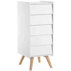 Vox Meubles Chiffonnier Vintage - Blanc et Chêne