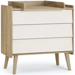 Vox Meubles Commode et Plan à Langer Vintage Fresh - Crème
