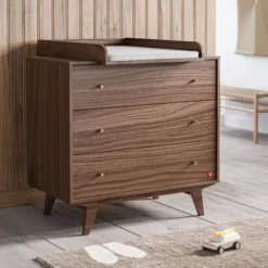 Vox Meubles Commode et Plan à Langer Mid II - Noyer