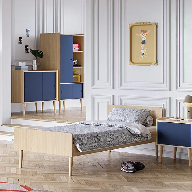 Vox Meubles Portes Additionnelles Commode Retro - Indigo