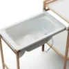 WEBABY Table à Langer et Baignoire Essentiel - Hêtre