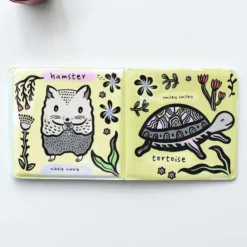 Wee Gallery Livre de Bain Color Me - Who Loves Pets