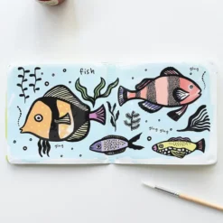 Wee Gallery Livre de Bain Color Me - Who Loves Pets