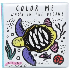 Wee Gallery Livre de Bain Color Me - Who's in The Ocean
