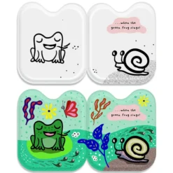 Wee Gallery Livre de Bain - Frog and Friends