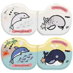 Wee Gallery Livre de Bain - Whale and Friends
