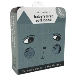 Wee Gallery Livre en Tissu - Animaux du Jardin
