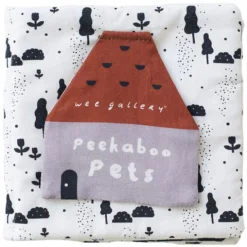 Wee Gallery Livre en Tissu - Peekaboo Pets