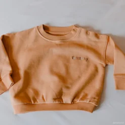 You&Milk Sweat Bébé faMILKy Abricot - 3 Mois