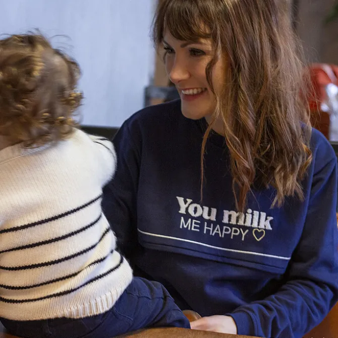 You&Milk Sweat d'Allaitement You Milk Me Happy - XL