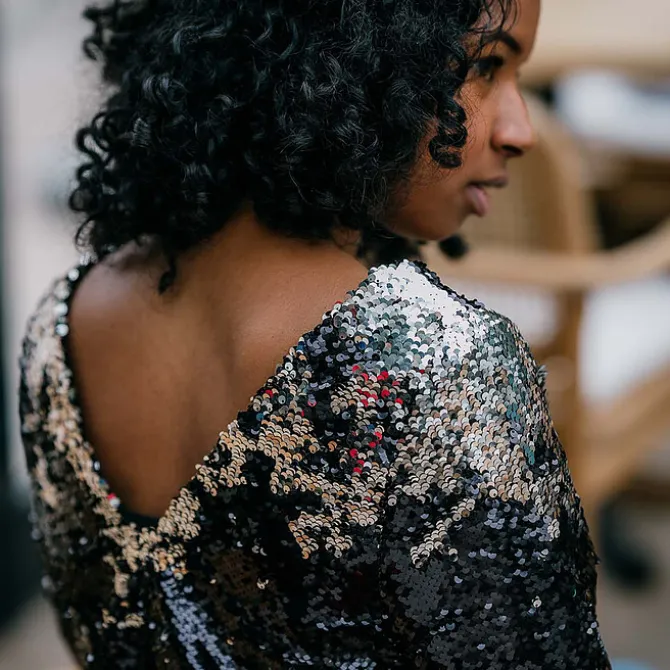 You&Milk Top Sequins d'Allaitement Night Fev'her Mama All The Mamas - XXL