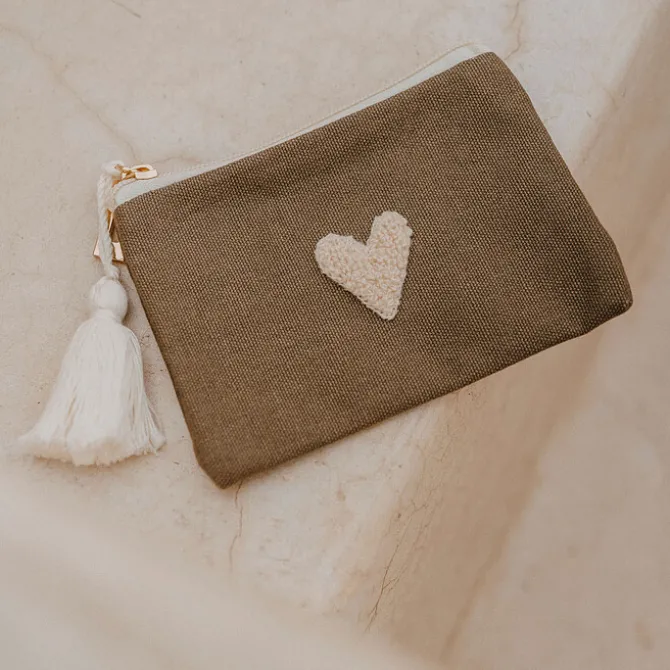Zakuw Porte-monnaie Love - Taupe